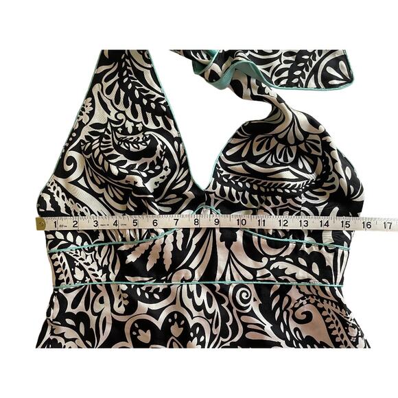 The‎ Limited Halter Black, Cream & Seafoam Green Size Medium - Picture 4 of 5